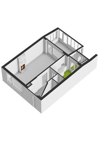 Floorplan - Van Bosseplantsoen 7, 3317 PH Dordrecht